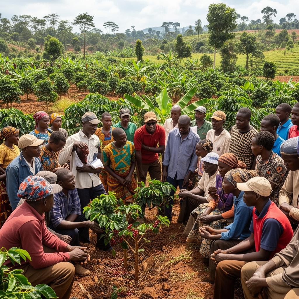 Huye mountain coffee csr community